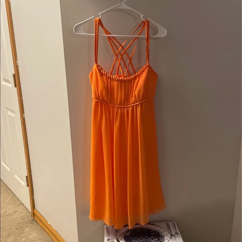 Orange dress